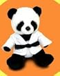 Ki-Ya! Po Kung Fu Panda Movie 11" Karate Dressed Panda Bear Stuffed Animal by Russ