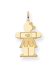 Genuine IceCarats Designer Jewelry Gift 14K Kid Charm