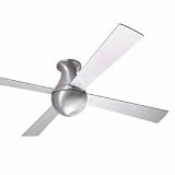 42 Brushed Aluminum Ball Hugger Ceiling Fan