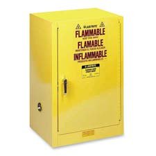 Childrens Toyshop  Office Products : Flammable Liquids Cabinet,Single Door,18"x23-1/4"x35",Yellow, Sold as 1 each