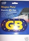 Magna Plate - Magnetic GB Plate For European Driving