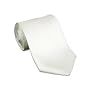 Solid WHITE tie