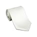 Solid WHITE tie
