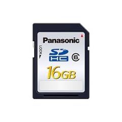 Panasonic RP-SDQ16GE1K SDHC Speicherkarte 16GB Geschwindigkeitsklasse 6 (20 MB/sek Transferrate, unterst�tzt 3D Aufnahmen)