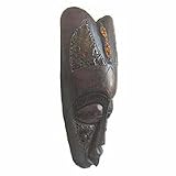 Akan wood mask, 'Akuapem Warrior'