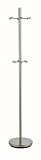Adesso Jax Coat Rack, Satin Steel