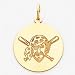 14K Pittsburgh Pirates Large Logo Disc Pendant