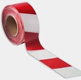 Everbuild Barrier Tape Red/White 72Mmx500M