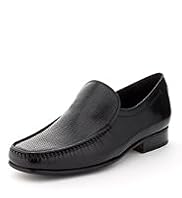 Collezione Leather Weave Design Vamp Loafers