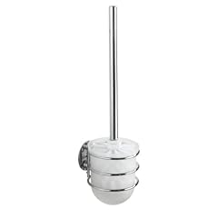 Wenko 18768100 Wand WC-Garnitur Turbo-Loc - Befestigen ohne Bohren, Chrom, 10 x 37.5 x 11.5 cm
