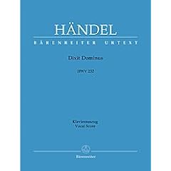 Dixit Dominus (Psalm 109) Hwv 232. Klavierauszug