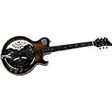 Jay Turser JT-Res Electric Resonator Guitar (See-Thru Red)