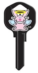 It's Happy Bunny Good Evil Schlage SC1 House Key