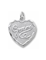 Rembrandt Charms, Grandma Charm in Solid Sterling Silver or Gold, Engravable