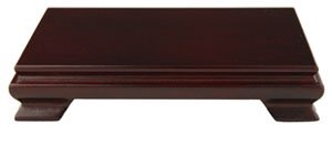 Asian Furniture & DÃ©cor - Chinese Rosewood Stained Rectangular Stand / Base 8