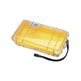 Pelican 1060-027-100 Micro Case with Clear Lid and Carabineer (Yellow)
