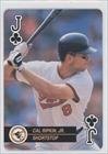 1992 U.S. Playing Cards All-Stars #11C - Cal Ripken Jr UER/Spelled Ripkin