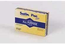 Dixie Satin Pac White HDPE Clear Deli Film Wrap - 10 x 10.75 inch, 1000 sheets per pack - 10 packs per case.