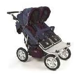 Valco Tri-mode Twin Stroller -Plum by Valco Baby