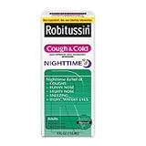 Robitussin Cough & Cold Nighttime Relief Liquid - 4 Oz