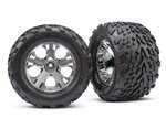 Chrome Wheel (R) w/Talon Tire (2): ST