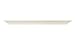 WELLAND Corona Crown Molding Wall Shelf, 60-Inch, White
