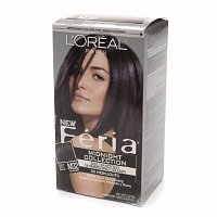 L'Oreal Paris Feria Multi-Faceted Shimmering Colour, Midnight Collection, Violet Soft Black