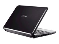 MSI Notebooks Intel® Notebook Wind U100-1615W7S Windows 7 Starter Edition (OEM), Schwarz