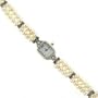 Sterling Silver Marcasite and Genuine Freshwater Pearl Watch