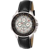 Invicta Mens ll Collection Pilot Multi-Function Leather Watch #3060