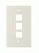 Icarus Keystone Style Wall Plate - 3 Ports Icarus Keystone Style Wall Plate - 3 Ports