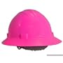 Full Brim PINK Ratchet Hard Hat - 4 point Suspension