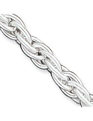 Sterling Silver Fancy Link Bracelet QG1559-7.75"