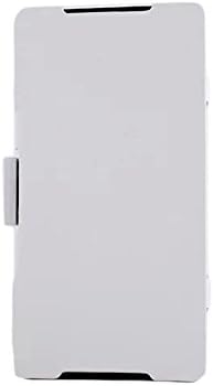 VWTECH® For Sony Xperia Z2 3500mAh External Backup Battery Power Bank Flip Leather Charger Case Cover with Kick Stand (White)