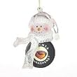 Atlanta Thrashers 2.5" Acrylic Basketball Snowman Holiday Ornament - NHL Hockey