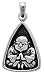 Buddha Buddhist Amulet Silver Tone Pewter Pendant Necklace