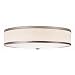 Kichler Lighting 10824CP 3 Light Fluorescent Flush Mount Ceiling