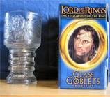 Lord of The Rings 'The Fellowship of The Ring' Strider The Ranger Glass Goblet