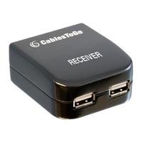 Cables To Go 29346 2-Port USB Superbooster Dongle Receiver