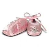 Mud Pie - If the Tiara Fits Rhinestone Booties Shoes - Baby or Newborn girls