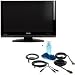 Toshiba 19AV600U 18.5" Diagonal HD LCD TV, with Basic Accessory Kit (2 HDMI Cables, 1 RGB Cable, 1 Audio Cable, Plasma / LCD Clean Kit)