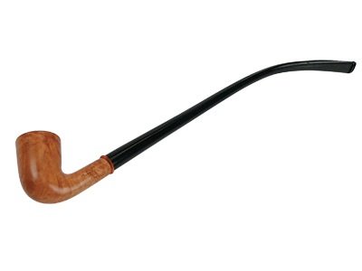 Natural H.i.s Churchwarden Tobacco Pipe 11'
