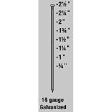 Paslode 650285 2-Inch by 16 Gauge Galvanized Straight Finish Nail (2,000 Per Box)