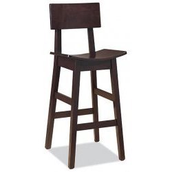 Torino Bar Stool - 29 Seat Height (Cappuccino) (43.5H x 24W x 22D) by Stacks and Stacks