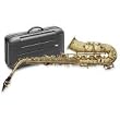 Stagg Alto Saxophone with ABS hard case - Lacquer plated