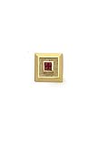 Solid 14K Gold and Ruby Tie Tac