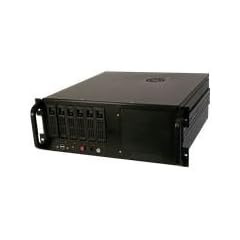Rack - einbauf�hig - 4U - ATX - ohne Netzteil - Schwarz, RAL 9005 - USB