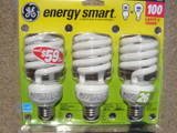 100w Replacement / 26-Watt CFL Fluorescent Spiral Bulb - Energy Saving Soft White, 3-Pack