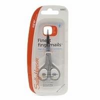 Sally Hansen Finest Fingernails - Nail & Cuticle Scissors, 1 ea Pack of 2
