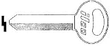 KABA ILCO CORPORATION H50 FORD MOTOR CO VEHICLE - E-Z KEY BLANK #H50(PACK OF 10)